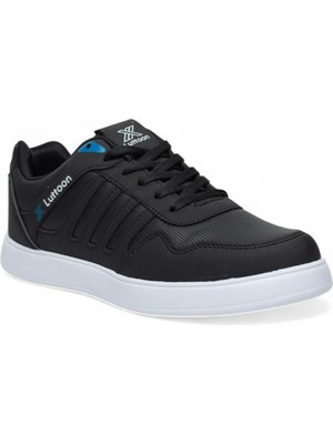 Luddon  Garson 4189 Cilt Memory Foam Iç Taban Siyah Beyaz Spor Ayakkabı