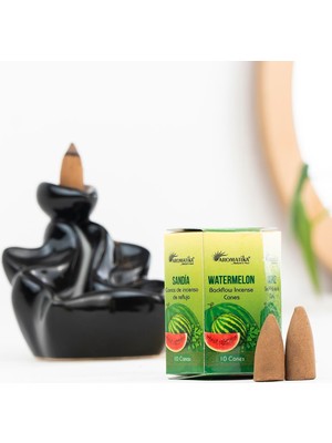 Aromatika Karpuz Aromalı Geri Akışlı Şelale Tütsü