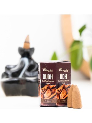 Aromatika Oudh Geri Akışlı Şelale Tütsü (Backflow)