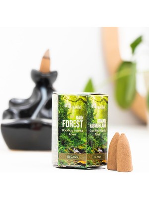 Aromatika Rain Forest Geri Akışlı Şelale Tütsü (Backflow)