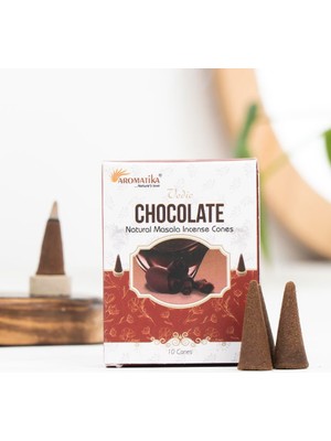 Aromatika Çikolata Aromalı Konik Tütsü