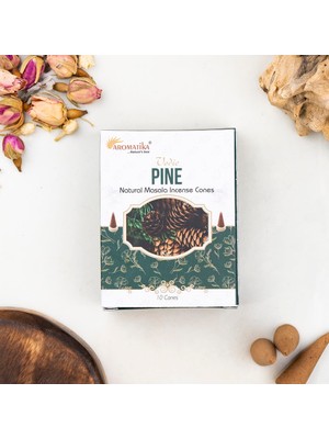 Aromatika Çam Aromalı Konik Tütsü