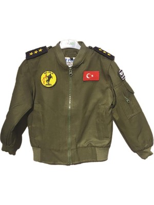 Çocuk Pilot Montu - Yeşil