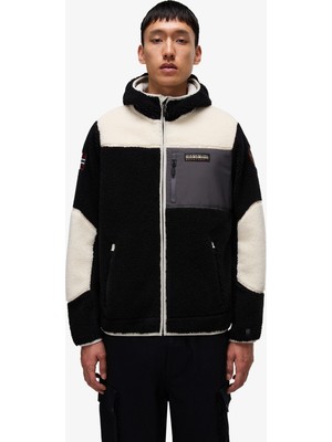 Napapijri Yupik 3 Erkek Siyah Polar Ceket.-