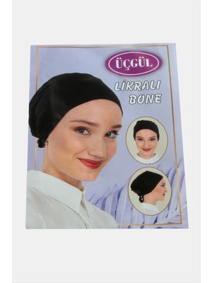 Msa-Shop Likralı Bağlamalı Düz Bone-Lacivert