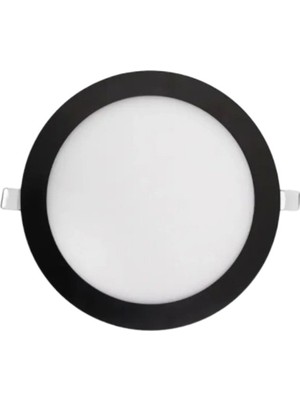 CATA CT-5125 6W Slim LED Panel Spot Siyah Sıva Altı Yuvarlak Armatür 3200K Günışığı