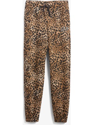 Gap V-Fa Logo Heritage Çocuk Kahverengi Eşofman ALTI.006