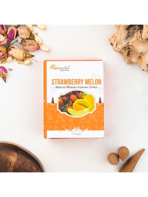 Aromatika Çilek & Kavun Konik Tütsü