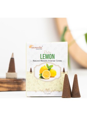 Aromatika Limon Aromalı Konik Tütsü