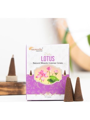 Aromatika Lotus Aromalı Konik Tütsü