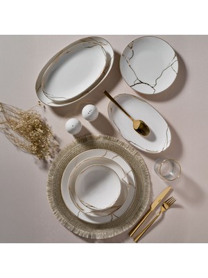 Güral Porselen Camelia 54 Parça 12 Kişilik Yemek Takımı 6687