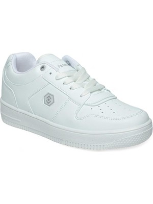 Lambirlent Garson Cilt 210010 Beyaz Siyah Ortopedik Spor Ayakkabı