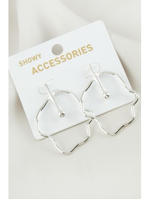 Bulut Inci Metal Küpe