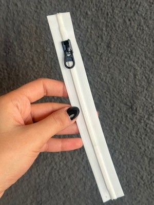Silikon Tasarrım Gizli Fermuar 20X2 cm