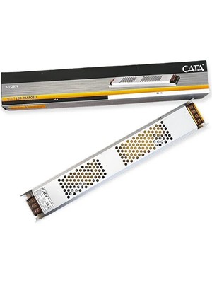 CATA CT-2678 360W 30 Amper Adaptör Klemensli Süper Slim Şerit Led Trafosu