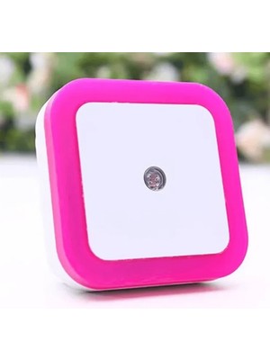 Cata CT-9500 Priz Sistemli Fotoselli Ledli Sensörlü Gece Lambası Pembe Renk