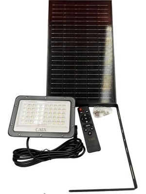 Cata 200W Solar LED Sokak Projektör CT-4649 Beyaz Işık