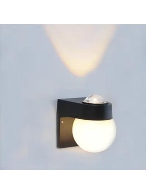 Econa ECN-5005-30 12W Dolunay LED Aplik – 3000K Günışığı, Çift Yönlü, Dış Mekan Dekoratif Armatür, 220V