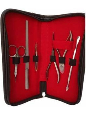 Profesyonel Manikür Seti Bileyli Siyah Çanta ile Güzel Bakım