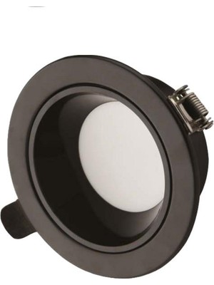 8W Başak LED Armatür ( Siyah Kasa ) 3 Renk Cata CT-5261