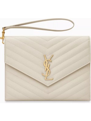 Saınt Laurent Matelassé Deri Cassandre El Çantası, Klasik & Zarif, Dana Derisi