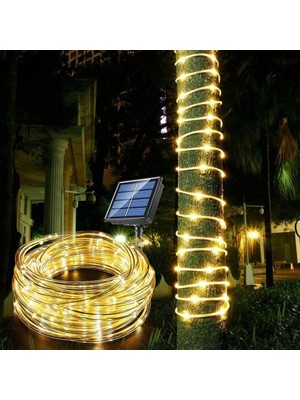 100 LED 10 M Solar LED Işık Gün Işığı