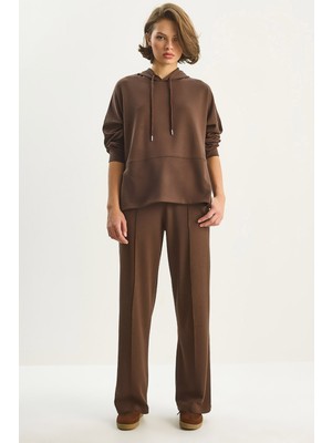 Kadın Bisiklet Yaka Oversize Alt-Üst Takım