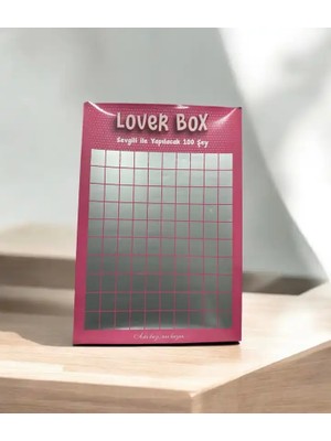 Sevgili Kutusu, Sevgili ile Yapılacak 100 Şey, Kazı Kazan Posteri