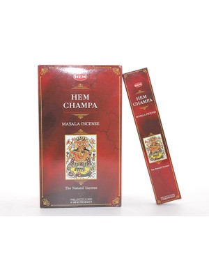 Hem Champa Masala Aromalı Çubuk Tütsü