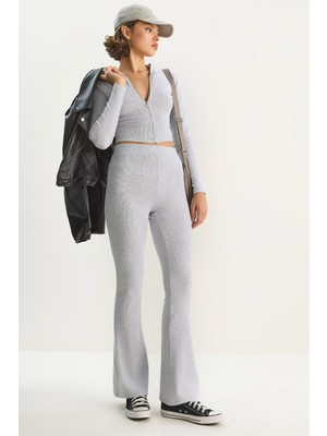 Kadın Bisiklet Yaka Oversize Alt-Üst Takım