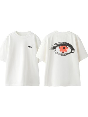 Red Hot Chili Peppers 5 Tasarım Sırt Baskılı Pamuk Beyaz Oversize T-Shirt