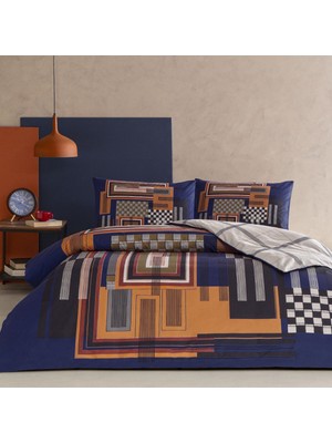 Taç Ravix Ranforce Tek Kişilik Nevresim Takımı Lacivert