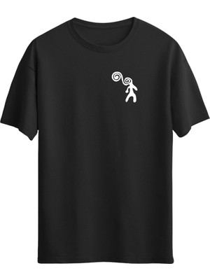 Düşünce Baskılı Unisex Regular T-Shirt