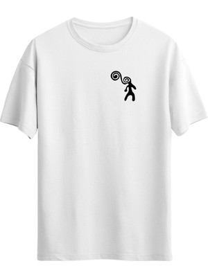 Düşünce Baskılı Unisex Regular T-Shirt