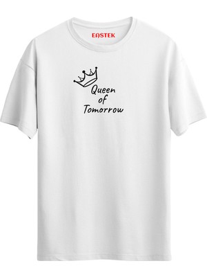 "queen Of Tomorrow: Geleceği Şekillendiren Kraliçeler" Baskılı Unisex T-Shirt