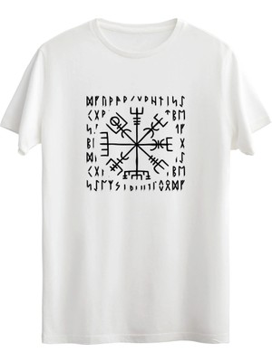 Regular T-Shirt "viking Pusulası"