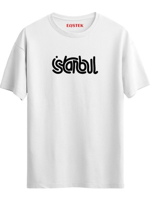 Istanbul Baskılı Unisex Regular T-Shirt