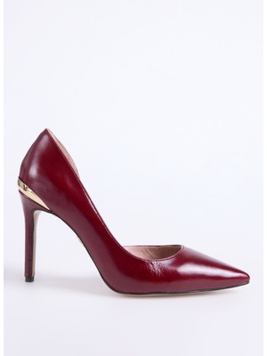 Vince Camuto Deri Bordo Kadın Stiletto Halıma
