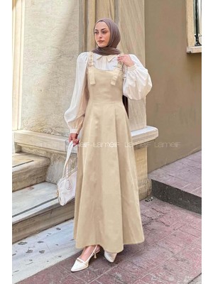 Askılı Gabardin Tesettür Jile Taş