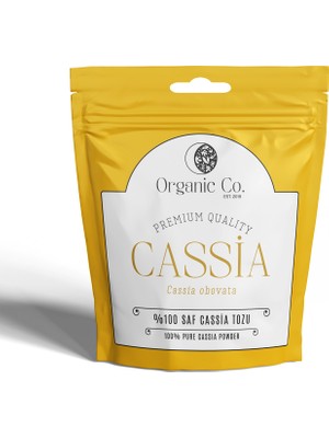 Organic Co. Doğal ve Kimyasalsız Saf Cassia Tozu  (Saç boyama ve bakım)