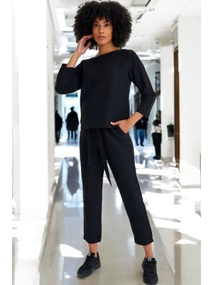 Yazlık Beli Kemerli Alt Üst Keten Takım