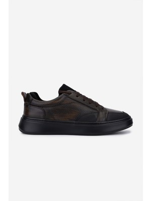 Valmenti Erkek Hakiki Deri Kahverengi Sneakers & Spor Ayakkabı 1093 2025 Erk Ayk SK25-26 Kahve Alkl