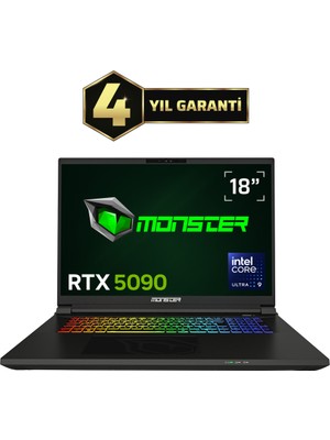 Semruk S8 V1.2.3 Intel Ultra Core 9 275HX 64 GB 2tb SSD Rtx 5090 Windows 11 Pro 18" 240 Hz Oyun Bilgisayarı