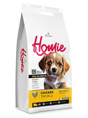 Homie Tavuklu Düşük Tahıllı Yavru Köpek Maması 3 kg