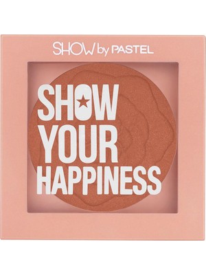 Pastel Show Your Happiness 204 Renk Tonu Toz Allık Yüksek Pigmentasyon ve Doğal Görünüm
