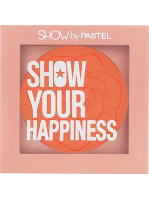Pastel Show Your Happiness Allık 206 Renk Tonu ile Yüksek Pigmentasyon ve Doğal Görünüm Sunar