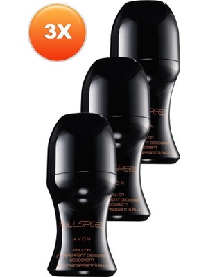 Avon Full Speed Erkek Roll-On 50 Ml - 3 Adet
