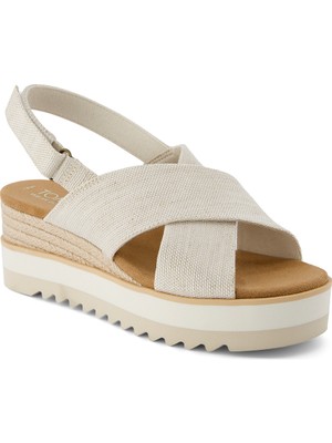 Kadın Sandalet 10021151 10021152 Toms Diana Crossover Heavy Canvas