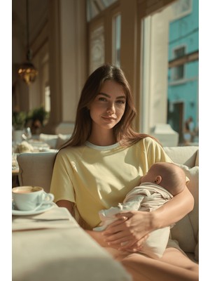 Maternel Gizli Fermuarlı Emzirme Üstü