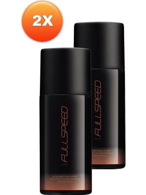 Avon Full Speed Erkek Sprey Deodorant 150 ml Meyvemsi Koku Pudrasız Kalıcı Etki 2'li Paket